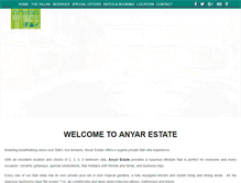 Tablet Screenshot of anyarestate.com